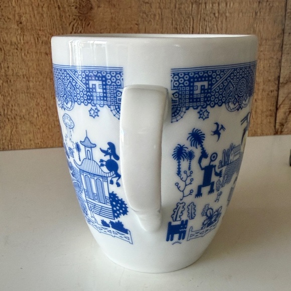 Calamityware Porcelain Blue White Willow Things Could Be Worse Mug - Picture 6 of 6